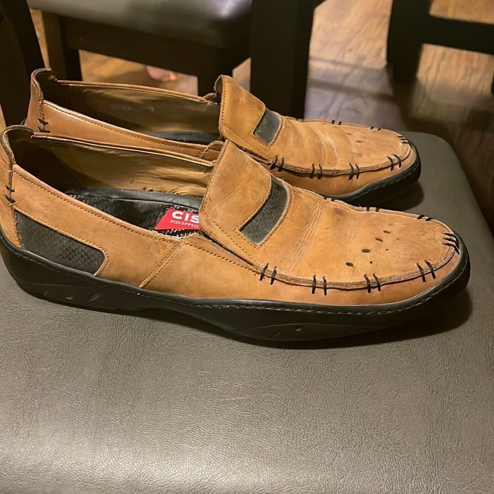 Michael Toschi Leather Loafers